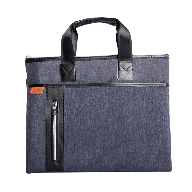 Portable Zipper File Bag Business Office Multi-storey Conference Handbag