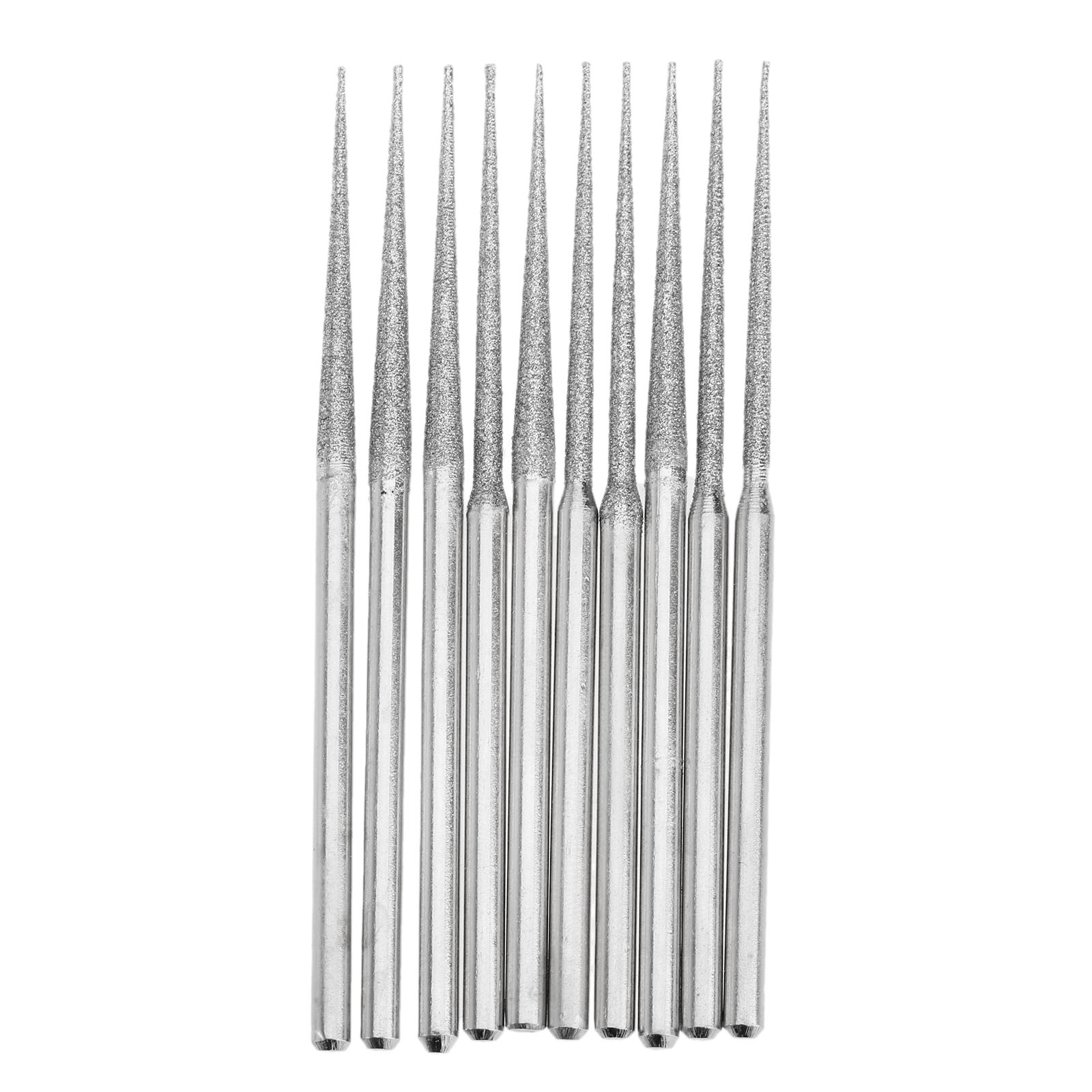 10Pcs Mini Boor Diamant Slijpen Staven 3 Mm Schacht Bur Bit Naald Slijpen Carving Tool