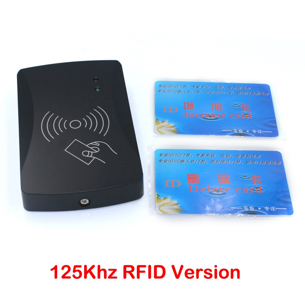 Waterproof RFID Standalone Door Access Control System Two Manage Card Support External Wiegand Reader Access Controler 2000 User: 125Khz ID version