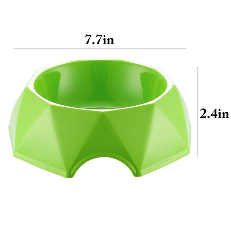 Enkele plastic voerbak voor huisdieren, antislip voerbak voor katten, voerbak voor puppy's, container voor honden, huisdierproduct