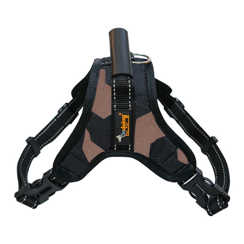 Explosion Proof Medium-Large Dog Harness Dog Leash Dog Leads Golden Retriever Labrador Doberman Husky Saddle-style Dog Harness: 001 / bust 76-102cm