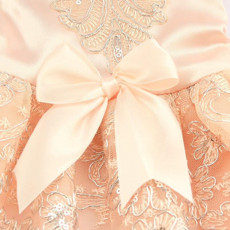 Armi store-vestido de princesa para perro bordado con encaje de lentejuelas, vestidos de boda para perros 6073009, tutú de mascotas, falda, suministros XS S M L XL
