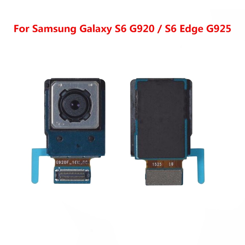 Vervanging Back Camera Voor Samsung Galaxy S6 Rand G925F Achter Hoofd Camera Modules Flex Kabel Voor Samsung S6edge