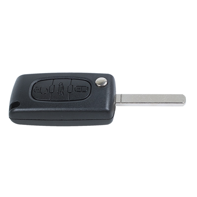 Fjernbetjening til peugeot 407 og 407 sw foldbare 3 knapper
