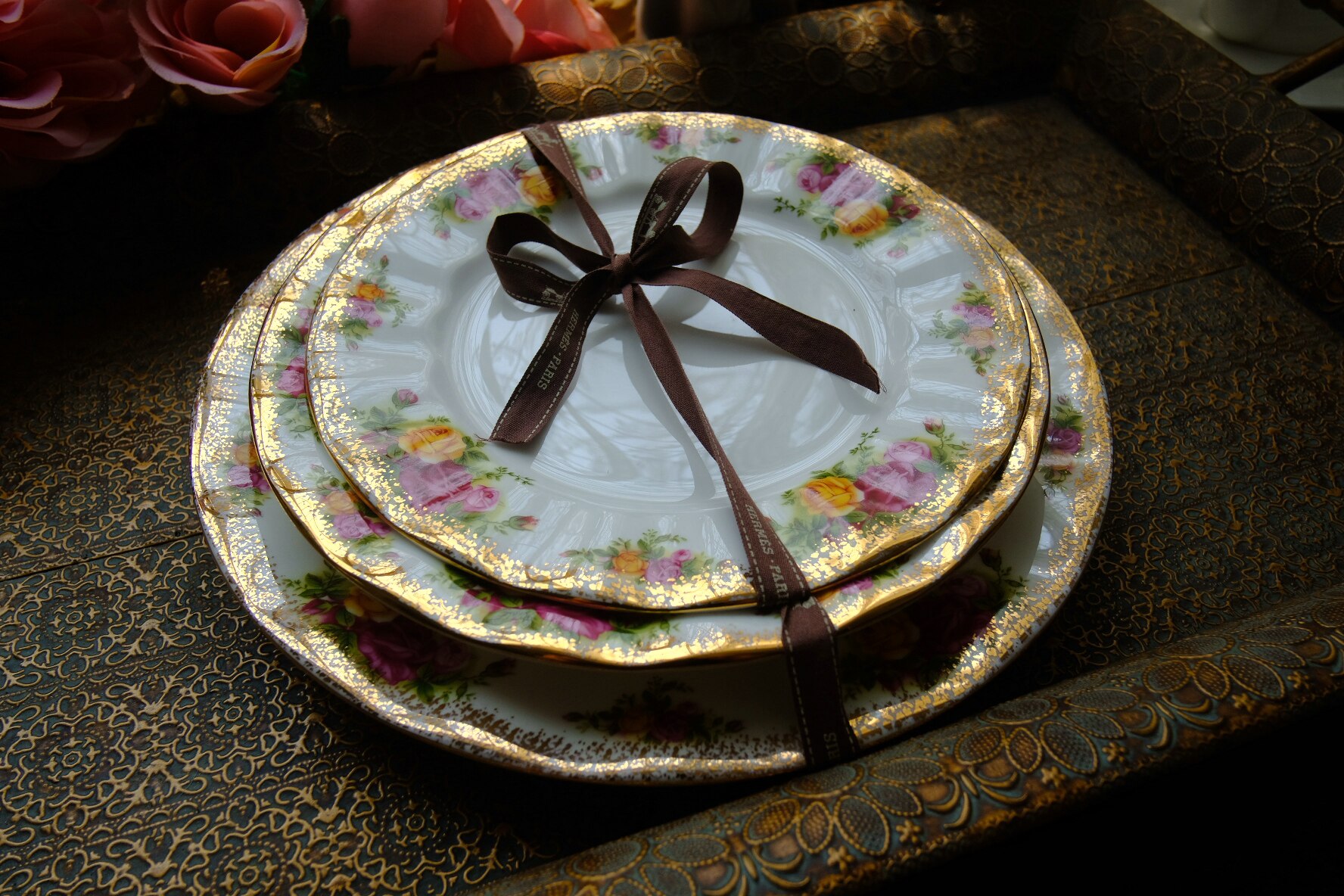 Rose cutlery afternoon tea set kitchen accessories tablewarewedding Rose cutlery afternoon tea set