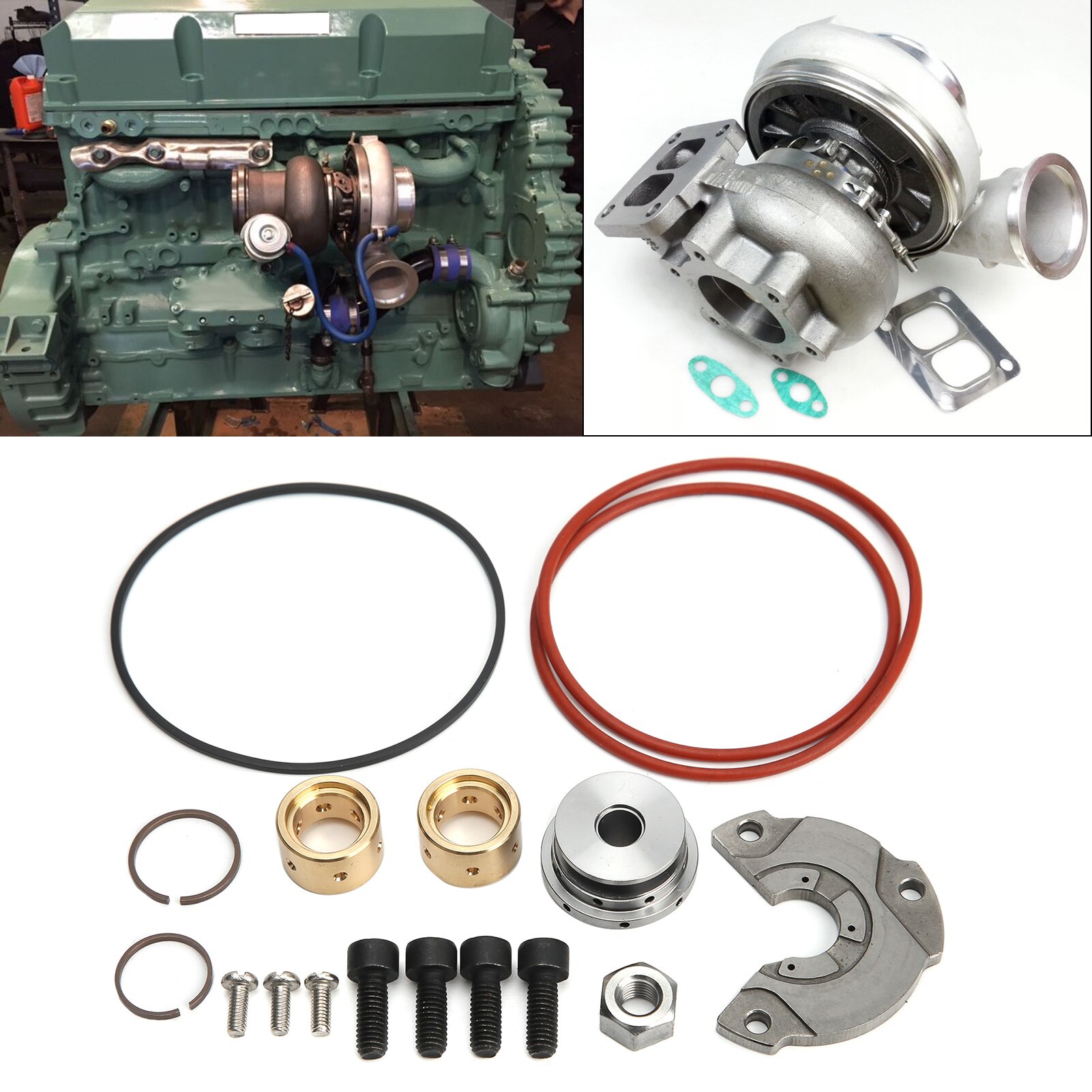 Turbo Rebuild Reparatie Kit 23522188 709153 ‑ 0001 Fit Voor Garrett GT4294BNS Detroit 60 Motor Am