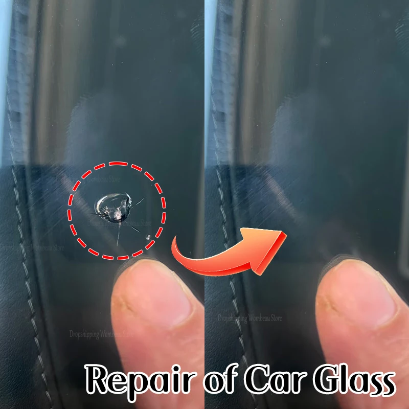 Reparationssæt til glasrevner bil lastbil motorcykel telefon ure reparationssæt reparationssæt til glasrevner reparation af revner gør-det-selv glasreparation