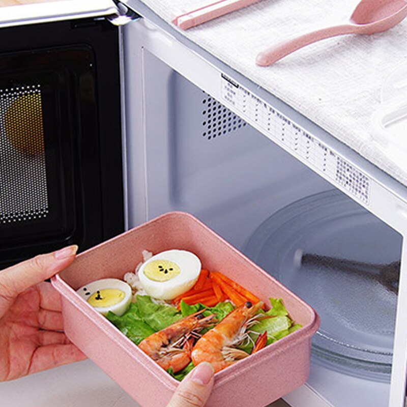 Mini Almuerzo Bento caja portátil, contenedor calentado de alimentos pequeños para niños y adultos, herramientas de cocina, comedor