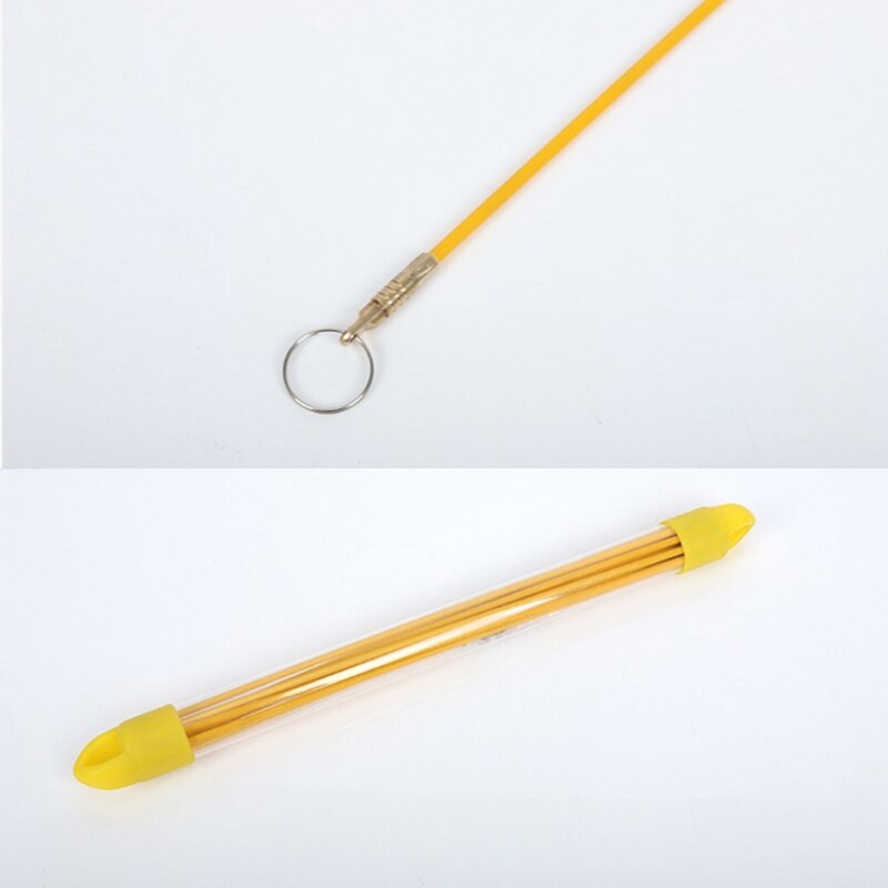 10Pcs/Set 13 Inches Fiberglass Running Wire Cable Coaxial Electrical Fish Tape Pull Push Kit Electricians Puller Rods