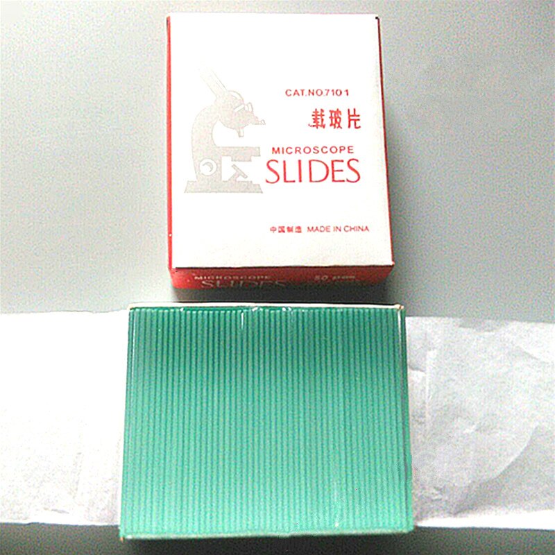 Microscope Slides Thick 2 mm Blood Bone Marrow Push Slides For Microscope 25.4mm x 76.2mm Microscope Accessories 50pcs/pk