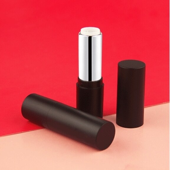 100 stuks lege zwarte lippenstifttubes, doe-het-zelf lippenstiftcontainer: Zilver