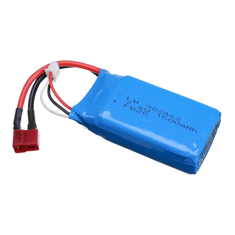 7.4 V 1500 Mah Lipo Batterij Voor FT009 Rc Boot Speedboot 12428 12423 Batterij Lipo 2S 7.4 V 1500 mah 2S Ket/Jst/T/XT60/El Plug