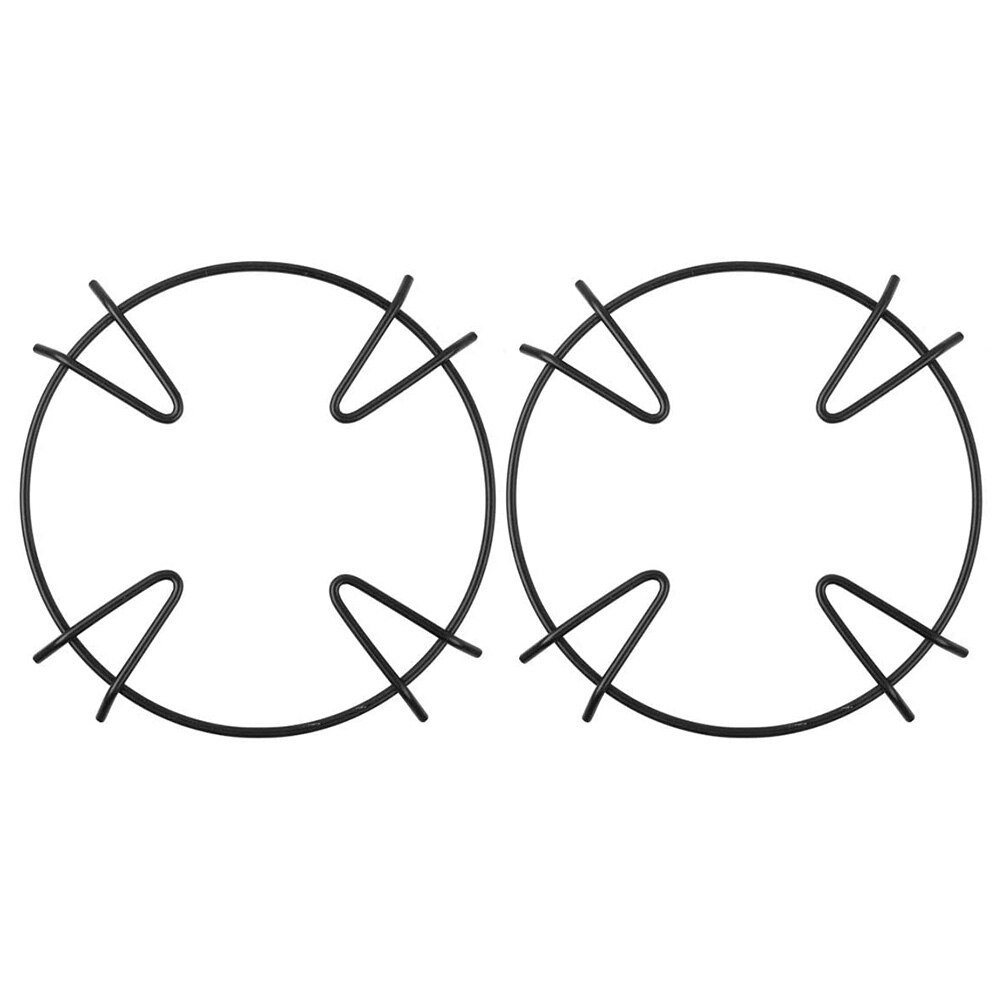 2PCS Universal Gas Stove Shelf Cast Iron Wok Support Kitchen Stove Support For Gas Stove Shelf Hob Cooker Kitchenware Supplies: A