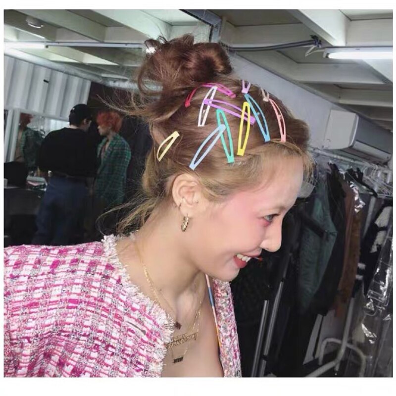 Bebis flickor liten hårklo söt godisfärg blomma hår käkklämma bb tjejers hårnål barn håraccessoarer