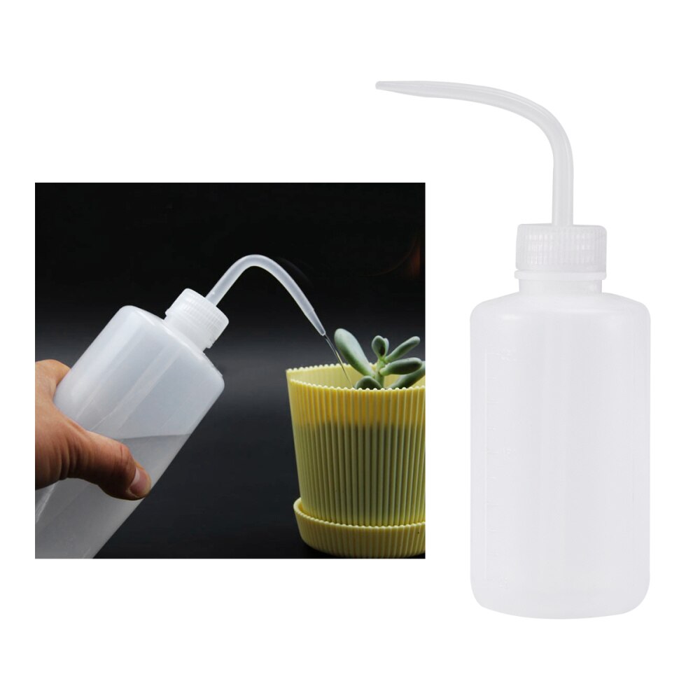 250ml Ink Empty Bottle Long Mouth Pigment Storage Container Squeeze Cap Bottles