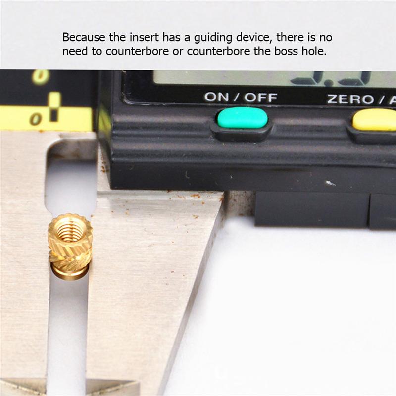 50 Pcs M3 Threaded Press Fitting Heat Sink And Injection Molding Type Melt Press Inlaid Copper Nut