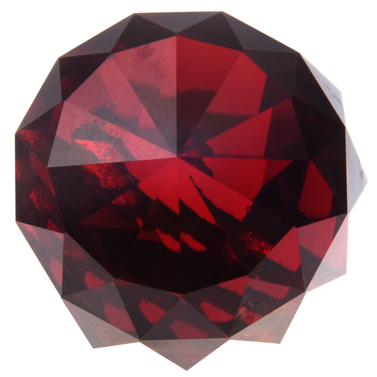 40mm Red Crystal Ball Prisms by Square