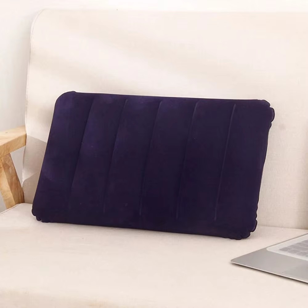 1PC Inflatable Square Pillow For Outdoor Camping Business Travel Portable Comfortable Pillow Cushion Neck Pillow: Default Title