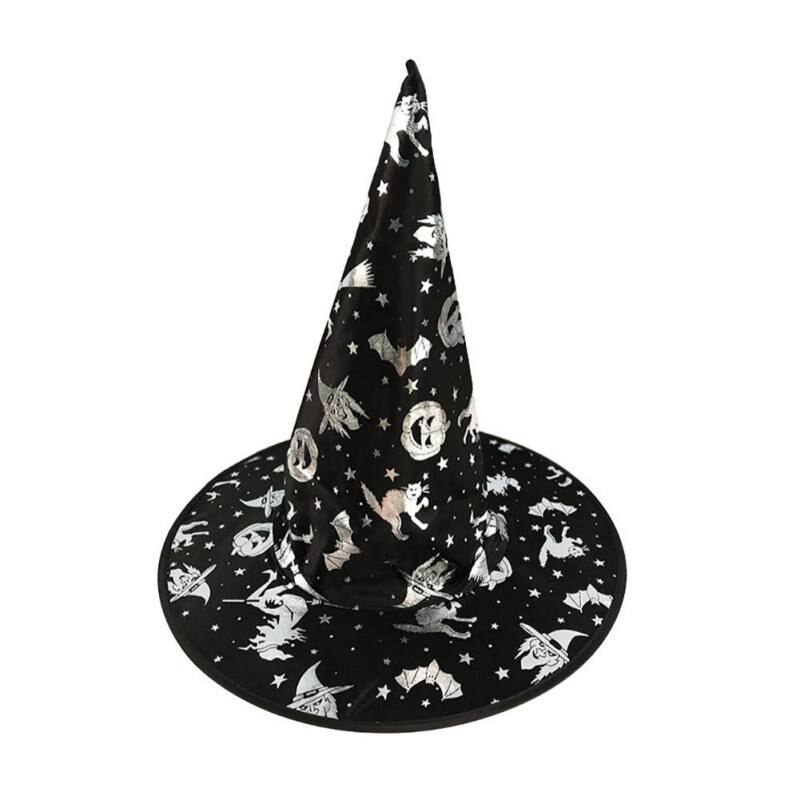 Heksenhoed voor kinderen, thuis, breder, betrouwbaar, zwarte heksenhoed voor volwassenen, voor halloween-kostuums, halloween-feestaccessoires: A3