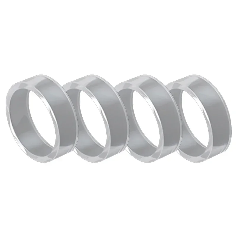 Anti-scratch Protection Ring Invisible Elastic Rubber Joystick Protectors for Steam Deck/PS5/PS4/Rog Ally Controller Accessories: Silver