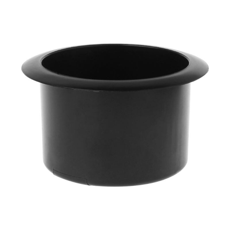 Plastic Black Insert Cup Holder Drink Bottle Placing Rack For Car Marine Boat RV Truck Office Sofa 83XA