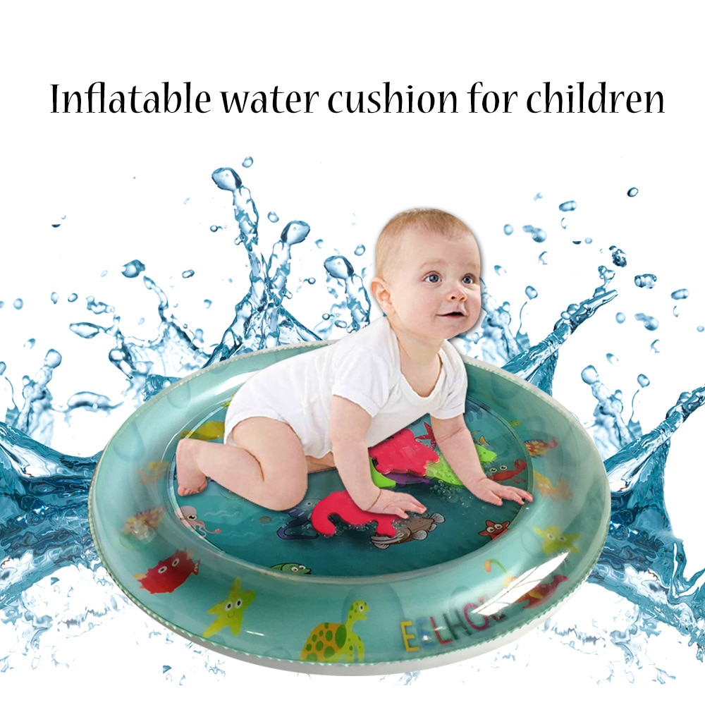 50Cm Ronde Baby Zomer Amusement Opblaasbare Speelgoed Cool Water Kruipen Pad Baby Veilige Warmte Escape Mat Indoor Water Spelen props