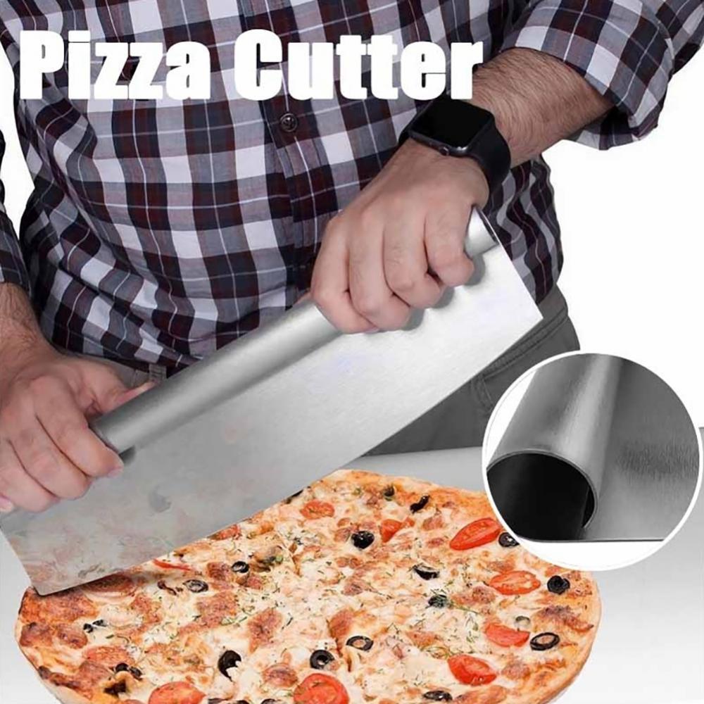 Rvs Arc Deeg Pizza Cutter Blade Rocker Keuken Bakken Tool Bakvormen Keuken Accessoires