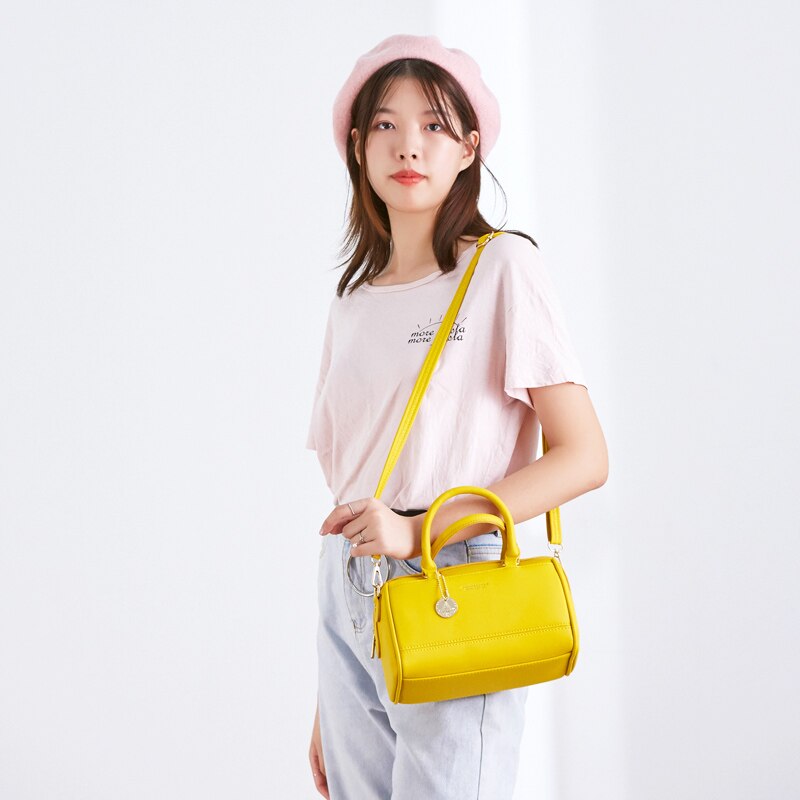 Boston Sac à main en cuir souple femme épaule bandoulière Sac de messager Bolsa Sac dames Long fourre-tout femmes Sac à main MEW