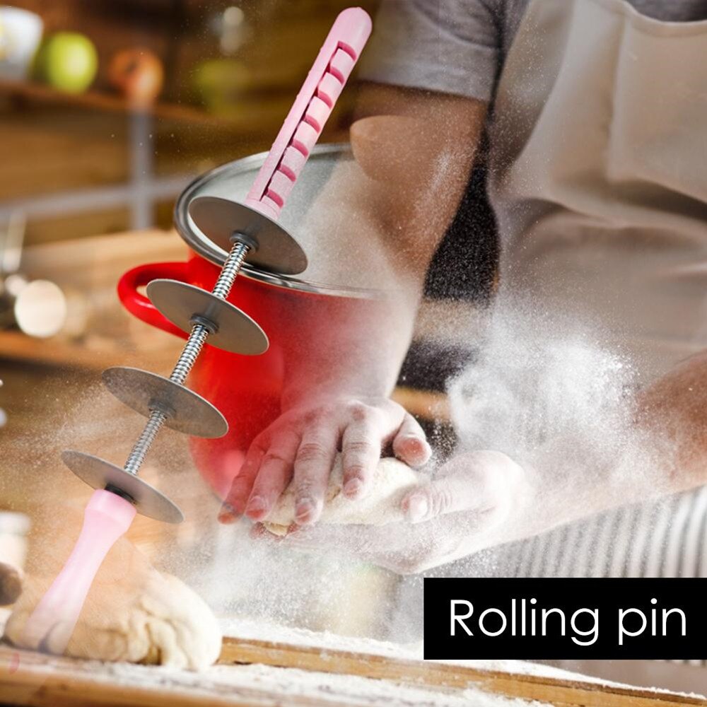 Einstellbare rollen Stift Multi Funktionale Brot Eisen Schneidemaschine Nudelbildenden bilden Küche Werkzeug Kreative schneiden Rolle