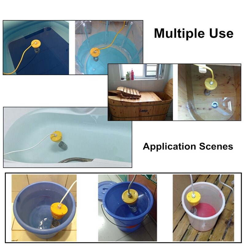 220V 2500W Suspension Immersion Electric Water Heater s Boiler Pool with Leakage Protection Switch