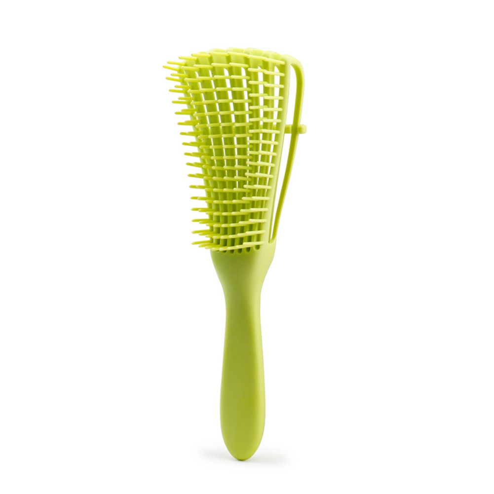 Haar Pinsel Massage Nass Haar Kamm Detangler Haarbürste Nass Lockiges Styling Werkzeug Haar Pinsel Massage Zubehör #22: Olive Grün