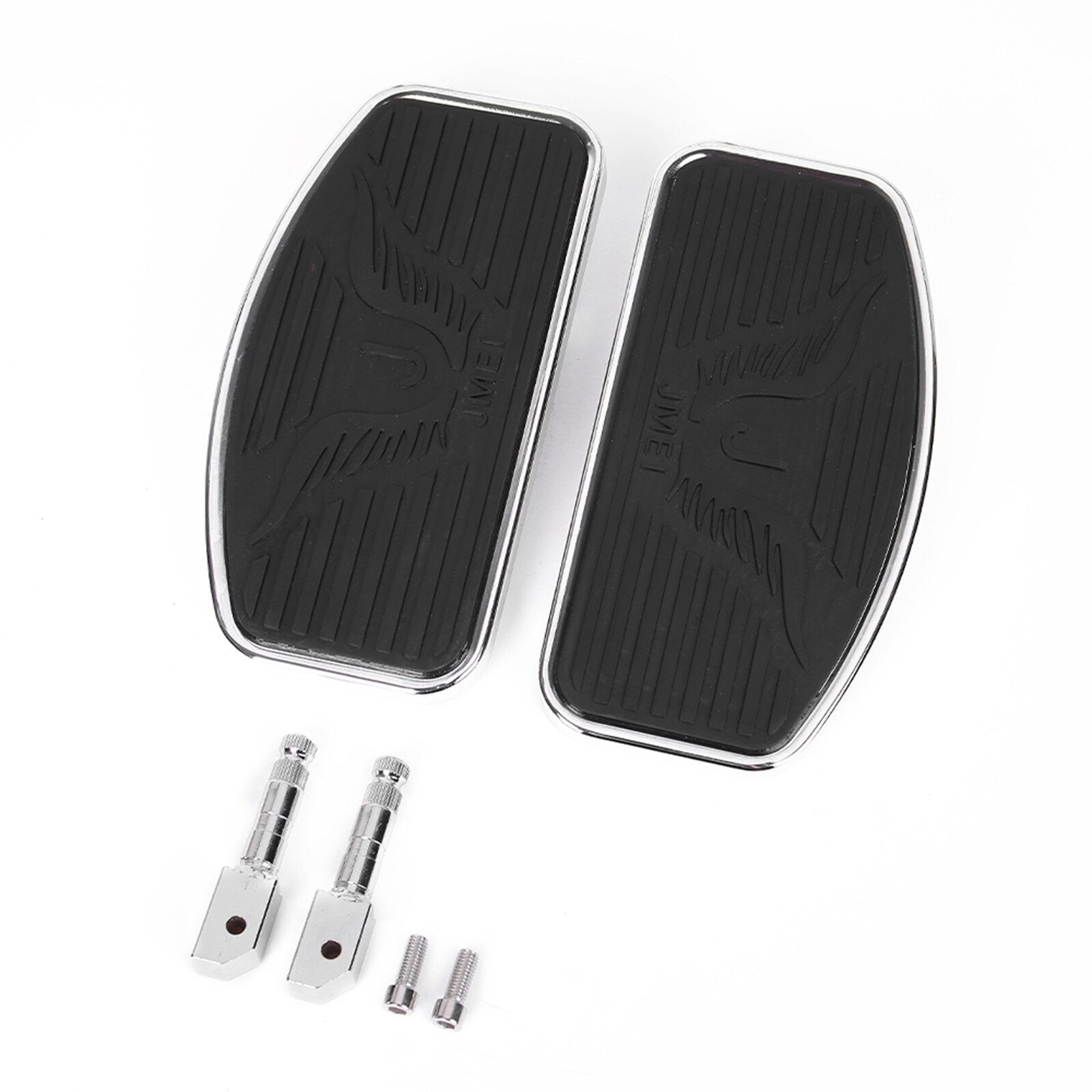 Repose Pieds Avant et Arrière pour Moto, Accessoire Large pour Conducteur, Pédales pour Honda Shadow, Yamaha Dragstar, Kawasaki Vulcan: Front