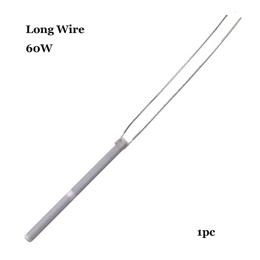 1pc justerbar temperatur elektrisk loddebolt varmeapparat 220v 80w 60w 100w keramisk internt varmeelement til 908 908s lodde: Trefarget