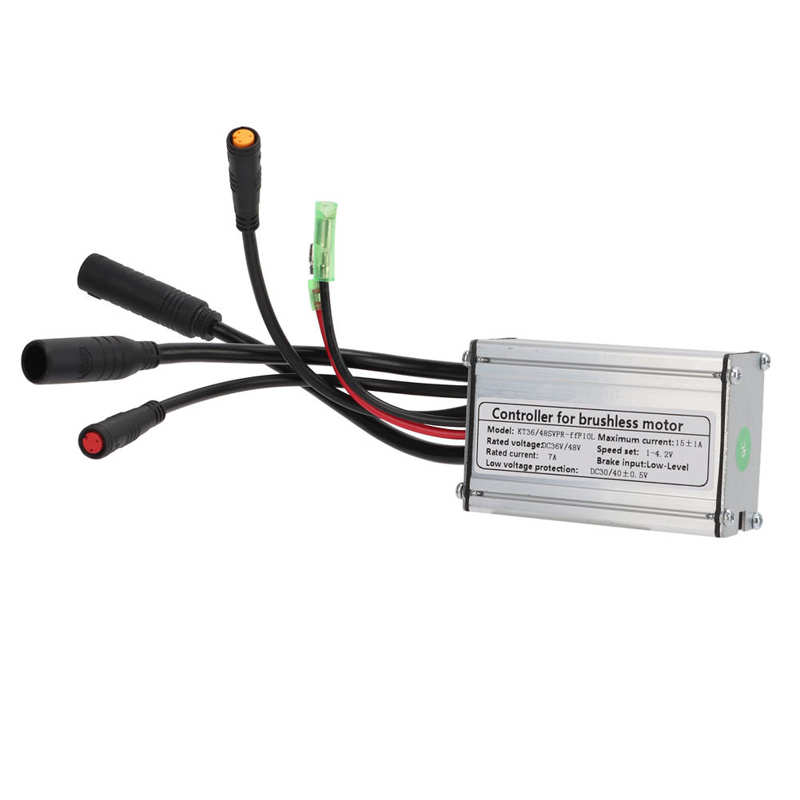 Elektrische Fiets Controller 250W Borstelloze Motor Duurzaam Sinus Controller Warmteafvoer Voor 250W Borstelloze Motor