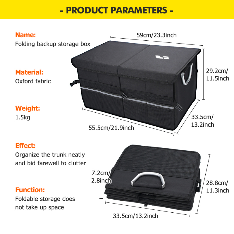 Kofferbak Opbergdoos Organizer Opvouwbaar Opbergen Opruimen Container Tas Voor Toonaangevende Ideale L7 L8 L9 -23 Li Auto Lixiang Een