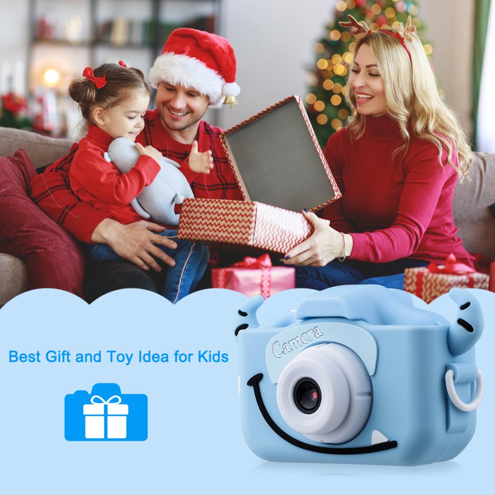 Børn mini digitalt videokamera legetøjskamera 1080p hd børnekamera med 32gb kort til børns dag fødselsdag jul