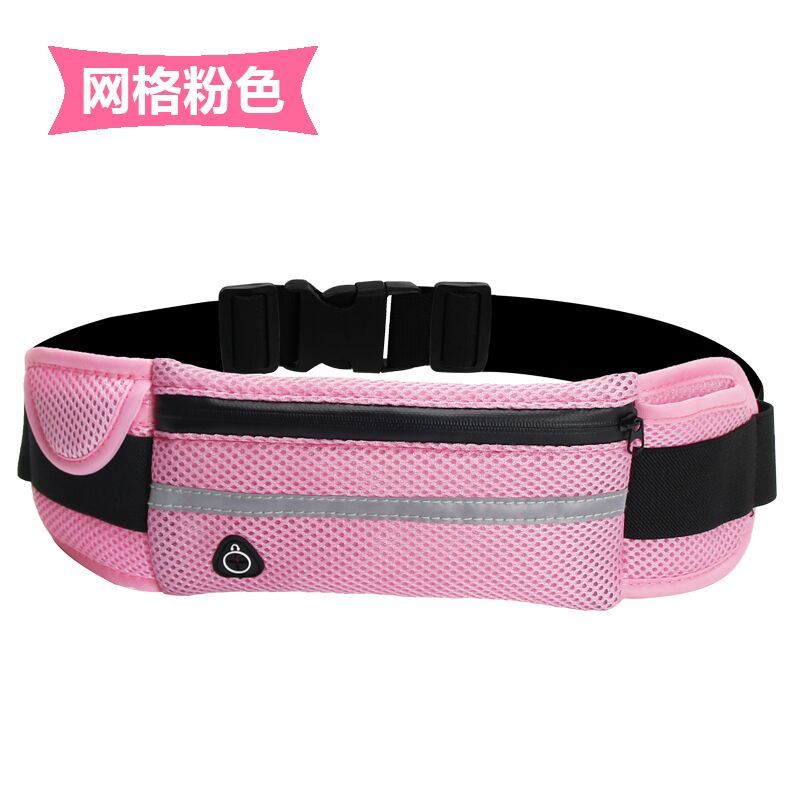 Multifunktions Gürtel tasche Wasserdichte Neopren Nylon Kleine tasche Lauf Telefon Männer Frauen Ich bin Freien Wandern tasche Pfad Joggen Lauf Pack: Netz Rosa
