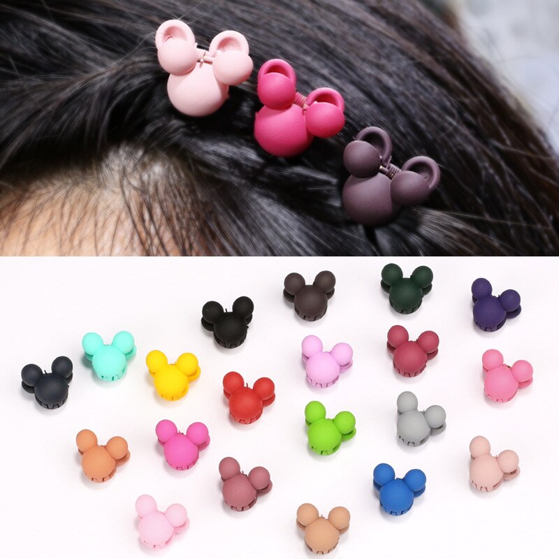 20 PCS/Set Korean Hair Claws Hair Accessories Girls Hairpin Small Flowers Hair Clips Bangs for Children Random Colors