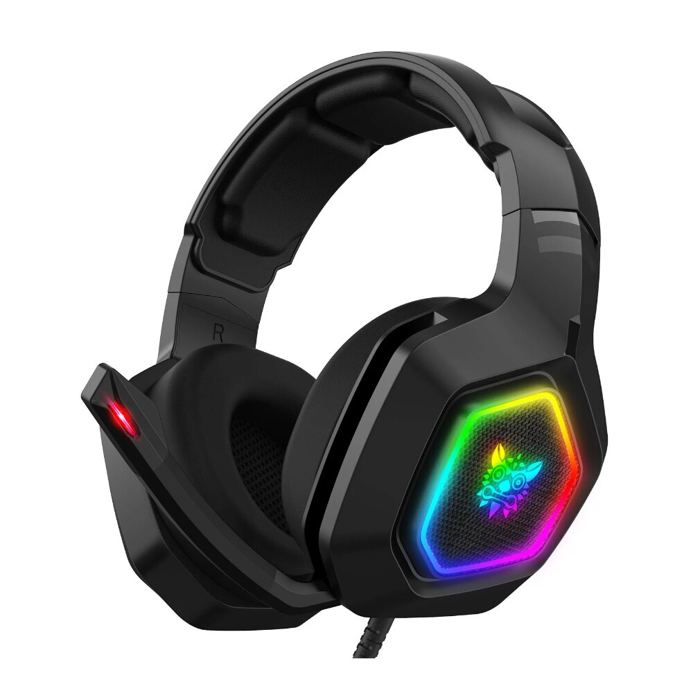 Onikuma K10 Gaming Headset RGB Backlight PC/PS4/XBOX Wired headset Noise Cancellation With MIC Stereo For Gamer