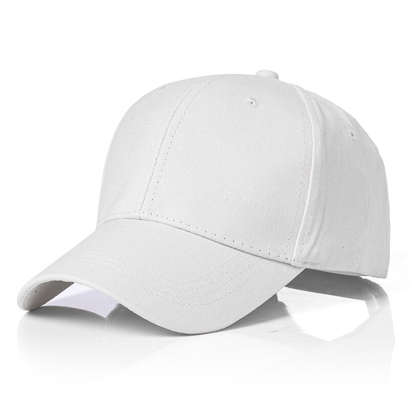 Berretto da Baseball estivo da uomo di grandi dimensioni con cappello da sole rapido e asciutto da uomo cappelli sportivi in cotone Snapback 56-60cm 58-63cm: Hard Cotton White / 56-60cm