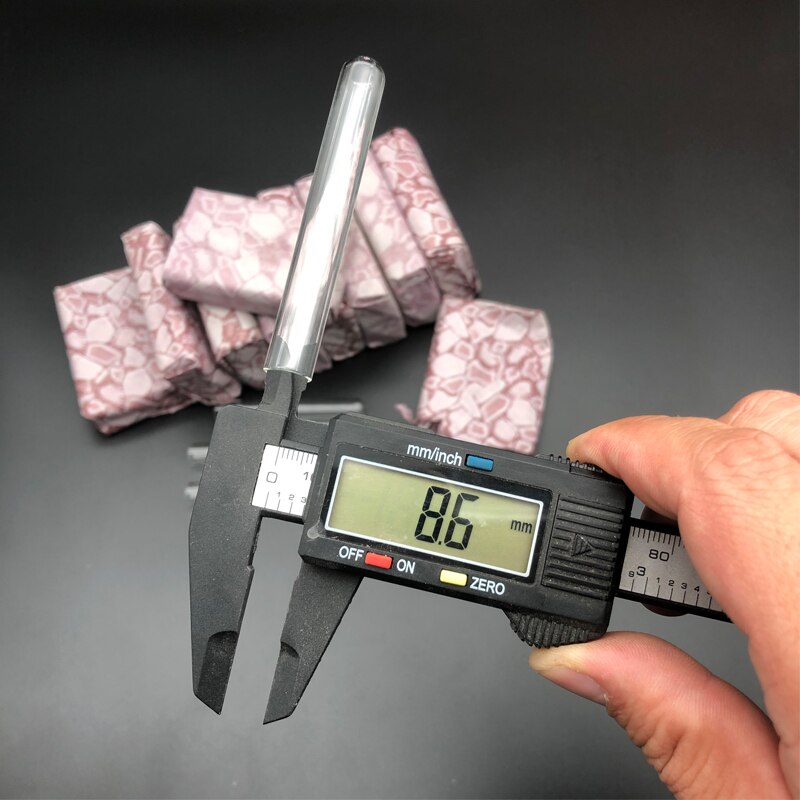 100 Stuks/partij 10*75Mm Lab Glas Helder Reageerbuis Ronde-Bodem Transparant Laboratorium Test-Buizen Flacon