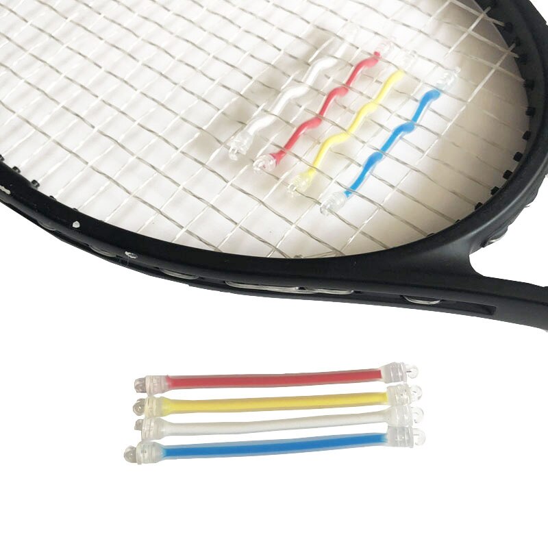 2pcs большой Tenis Vibration Damper Tennis Padel Racket Long Shape Hook Silicone Beach Anti-vibrator Accessories Protector Train