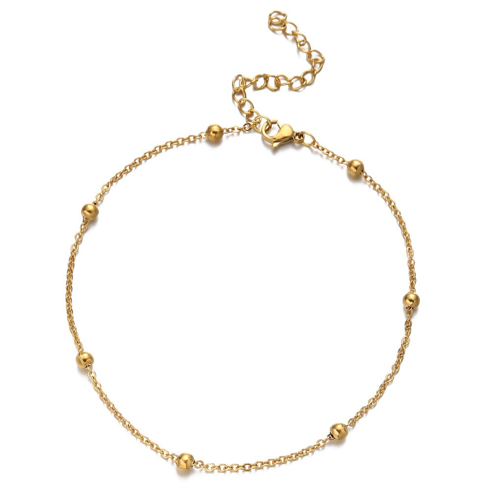 Rvs Multilayers Vierkante Ketting Charme Armbanden Voor Vrouwen Pijl Cirkel Koppels Armband Sets Vintage Sieraden: SA216-04-Gold