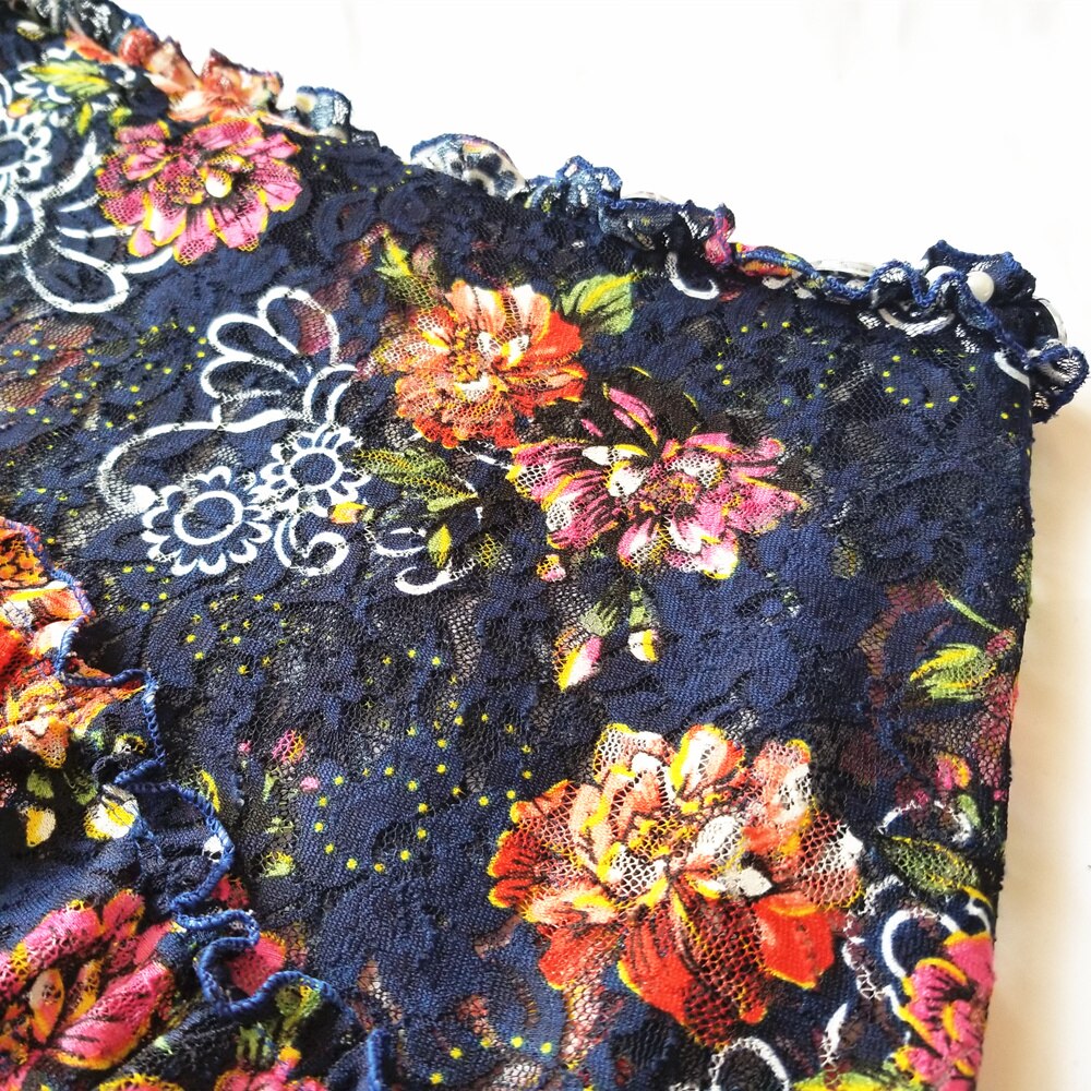 Floral Tribal Belly Dance Belt With Rhinestones Belly Dance Hip Scarf For Tribal Style