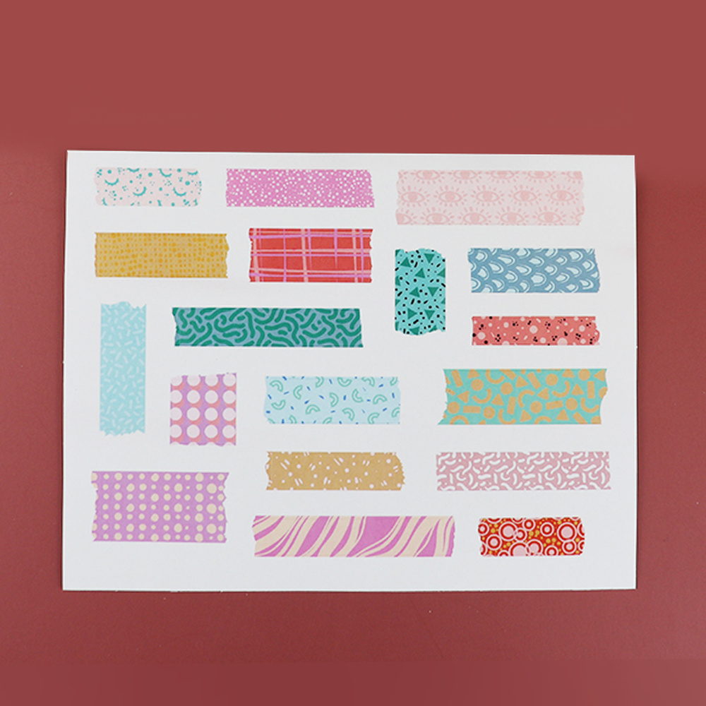 12/18/30PCS Planner Paper Stickers Tab DIY Diary Bullet Journal Scrapbooking Label Decoration Stickers For Notebooks Stationery