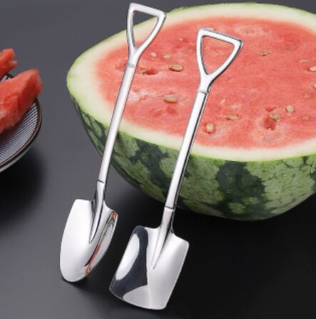 Pinza per affettatrice anguria Corer acciaio inossidabile mulino a vento design taglio anguria gadget da cucina insalata affettatrice di frutta CutterTool: genere E