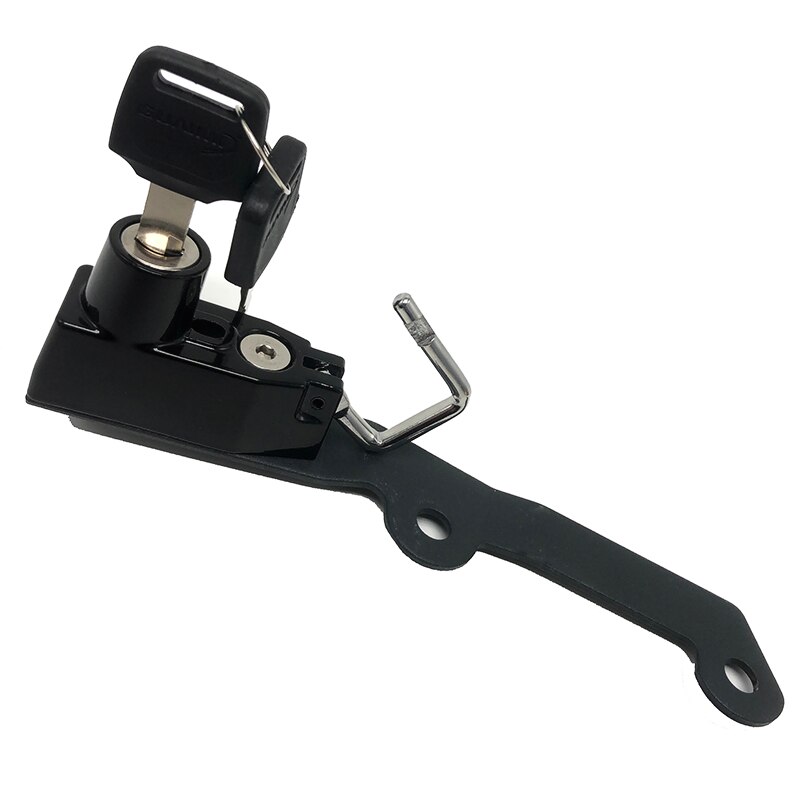 Candado antirrobo para casco de motocicleta, accesorio de aleación de aluminio para Kawasaki Z1000 Z, 1000, , , ,: Negro