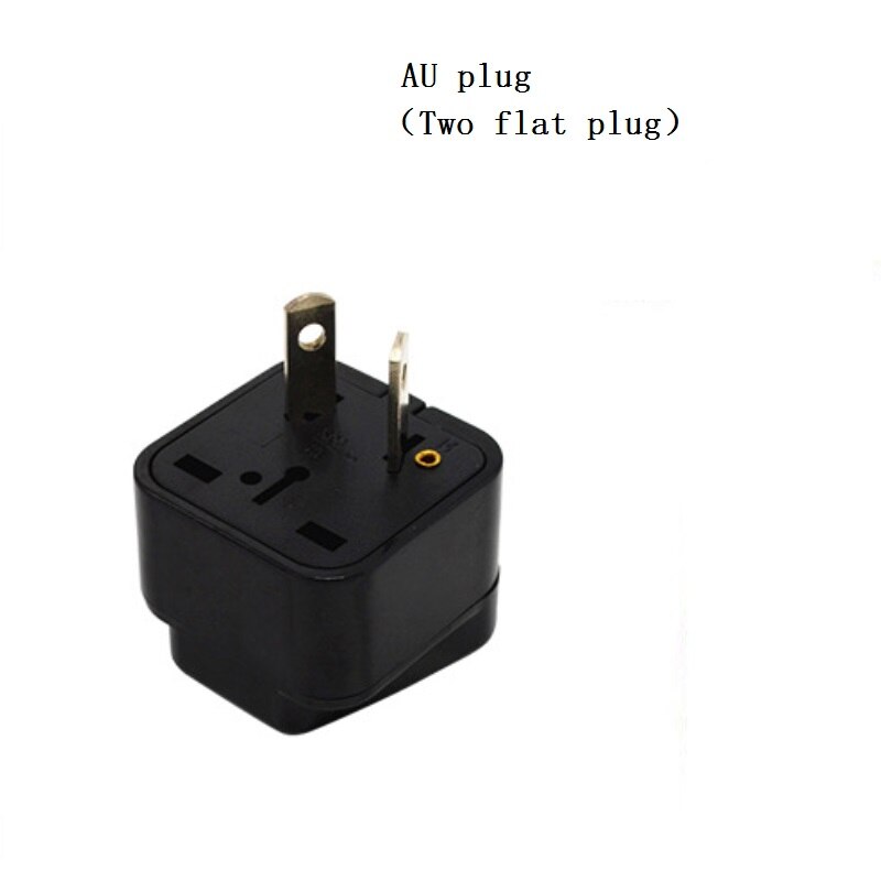 1PC Universele US UK AU EU Italië Zwitserse Stekker Adapter Travel Wall AC Power Charger Outlet Adapter Converter 2 /3Pin Socket: AU plug Two plug