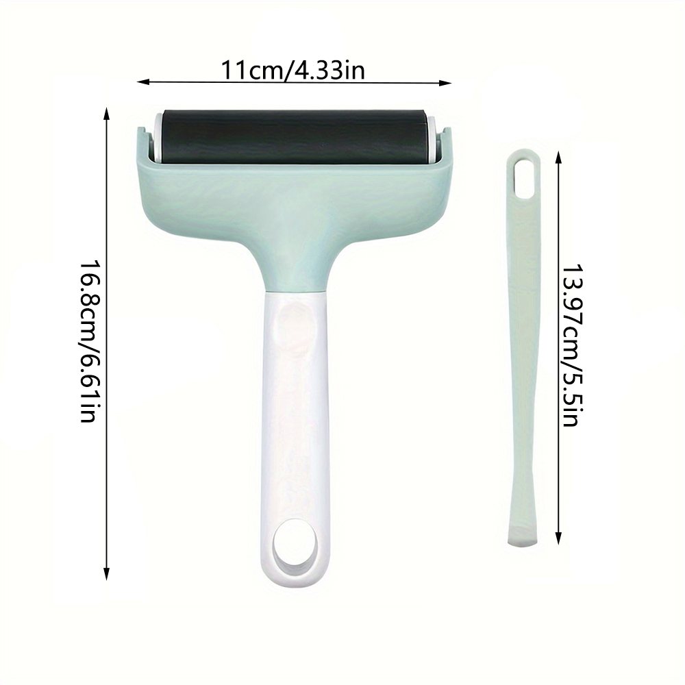 2 pièces Brayer rouleau et tapis pince à épiler dissolvant ensemble artisanat estampage Brayer outils pour Cricut/Silhouette/Brother artisanat impression