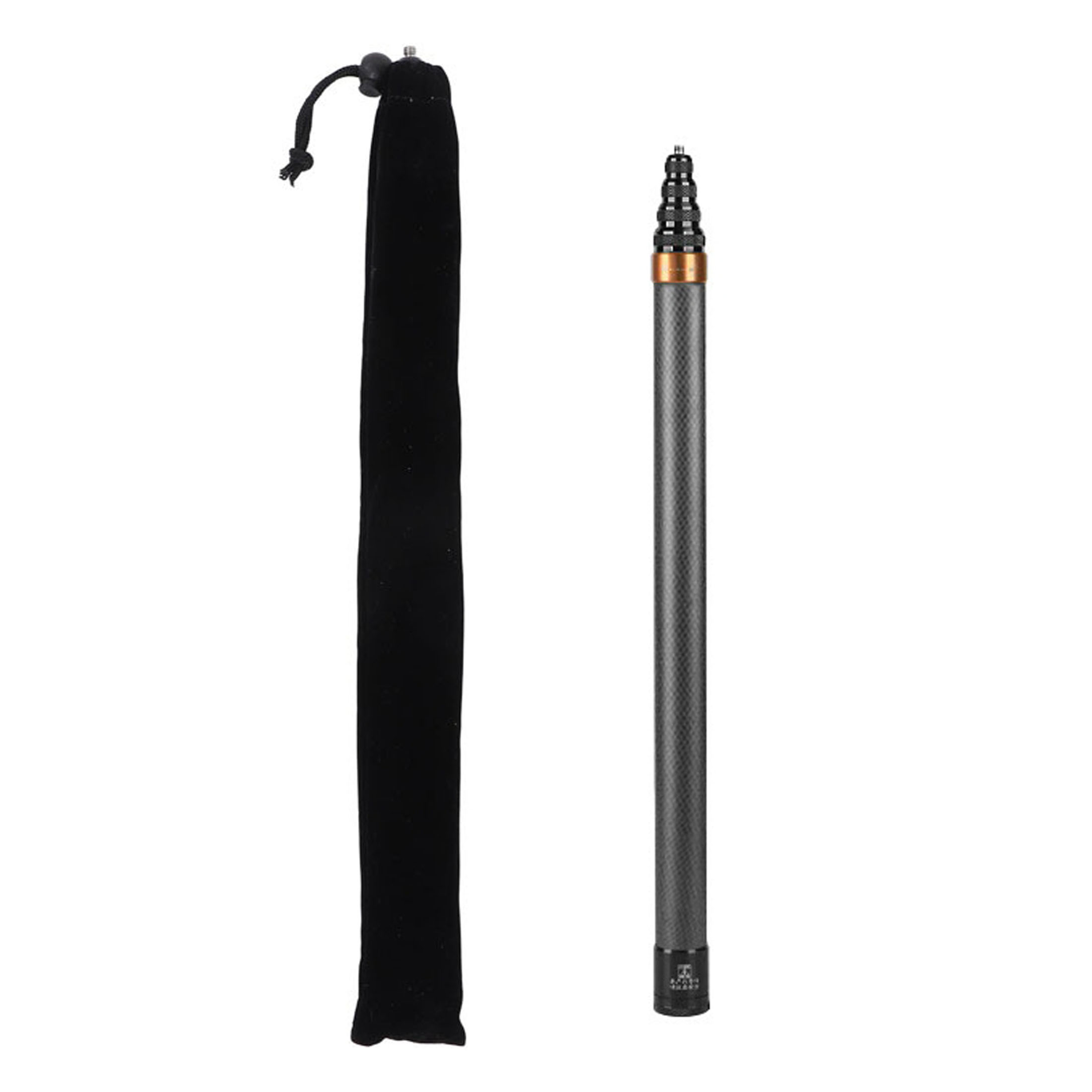 3m selfie-sticks für instagram, 360 x5 x4 x3, 118 zoll lange, unsichtbare carbonfaser-verlängerungsstange für instagram 360 x/one  x2: Golden